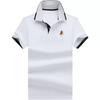 TrendHub New Mens Short Sleeve Polo Shirt Mens Embroidered Top Clothes Men's Business Casual Polo Shirt