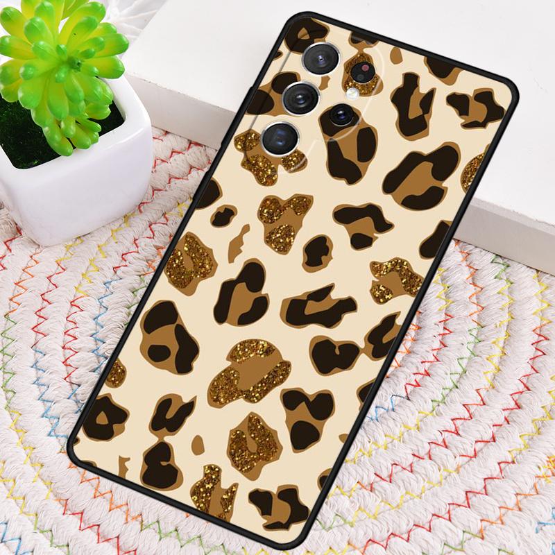 Fashion Tiger Leopard Phone Case for Samsung Galaxy Note 10 Pro S26 Ultra S23 S24 FE S25 S21 S22 PLUS Shockproof Cove