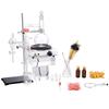 Essential Oil Distillation Kit, 500ml Distillation Apparatus, 3.3 Boro Lab Glassware Distillation Kit with 1000W Heating Plate and 24, 40 Joint, 33