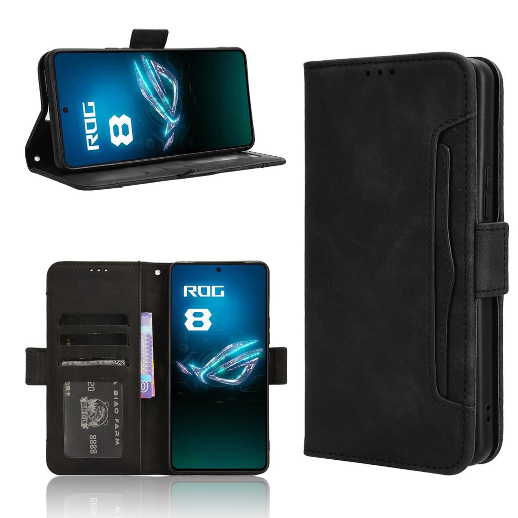 For Asus ROG Phone 8 Pro 5G/8 5G Case Stand Leather Cover with Multiple Card Slots