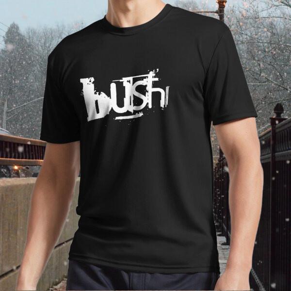 

New Bush logo Active TShirt Logo Men#039;s Tshirt funny size S to 5XL Unisex T-Shirt M
