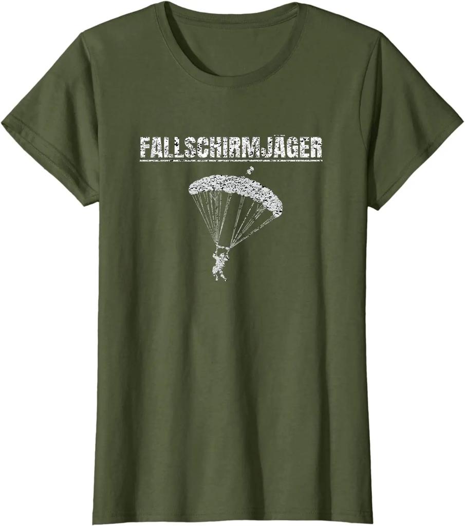 Springer Badge Paratroopers German Army Soldier Design TShirt Summer Cotton Short Sleeve ONeck Mens T Shirt New S3XL