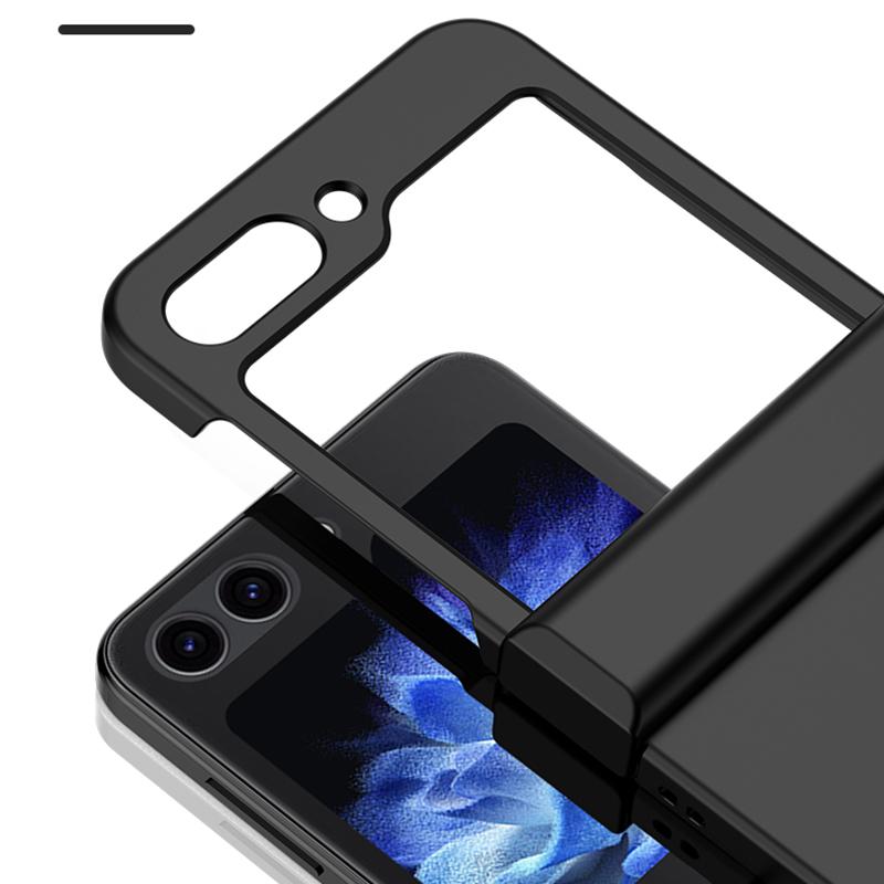 For Samsung Galaxy Z Flip5 5G Hinde Protection Phone Case Hard PC Skin-touch Cover