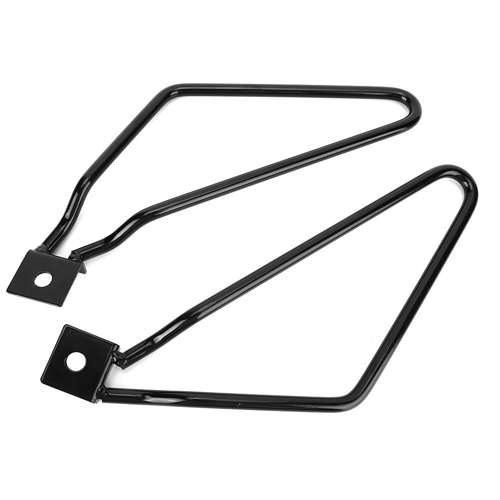 Universal Motorcycle Iron Saddlebag Mount Brackets Support Accessories