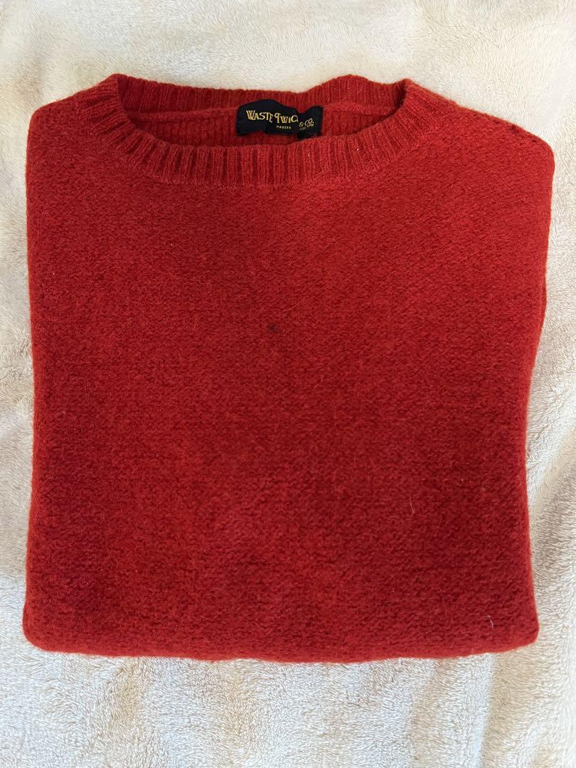 

[USED] waste twice knit sweater