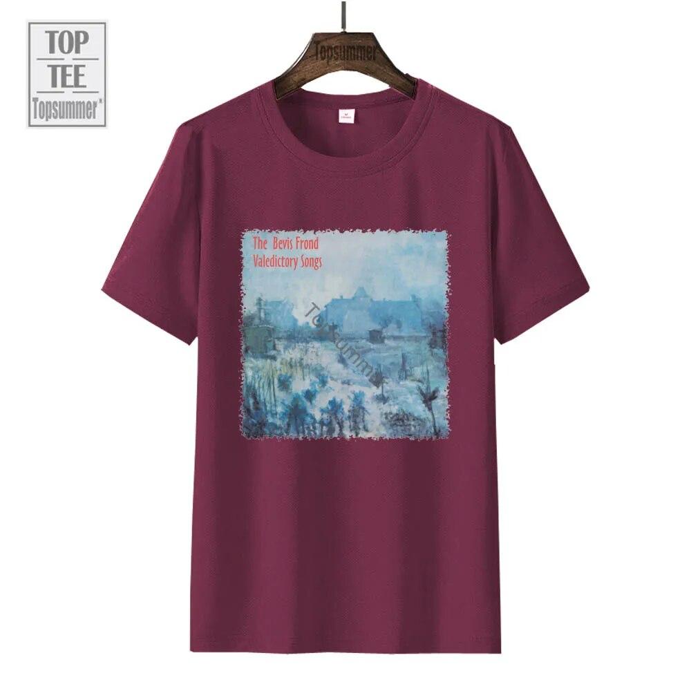 Valedictory Songs Album T-Shirt The Bevis Frond Tour T Shirt Unisex Rock Band Black Tshirts Women Graphic Print Top
