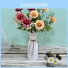Flower Peony Artificial Wedding Hotel Restaurant Decoration Desktop Ornament