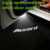 2PCS Car Door Welcome Light HD Wireless Projector Lamps Accessories For Honda Accord 10th 9th 2019 2020 2021 2022 2023 2024 ahw256