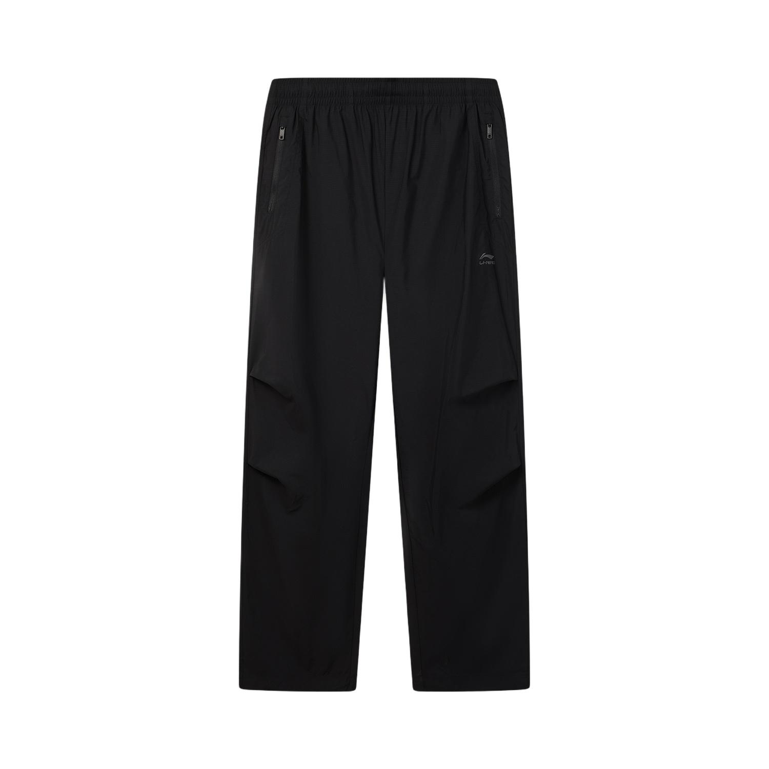 Li Ning Спортивный стиль жизни Серия Свободные Штаны с вышивкой логотипа Повседневные Штаны Мужские Брюки AYKWC69-3 L