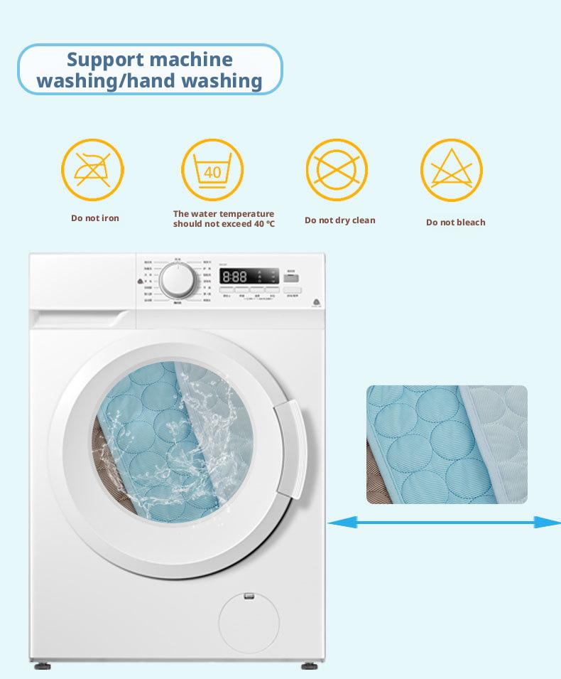 Letnia podkładka chłodząca dla zwierząt z lodowego jedwabiu poduszka na sofę oddychająca antypoślizgowa odporna na ugryzienia legowisko lodowa podkładka letnia chłodząca podkładka dla psa