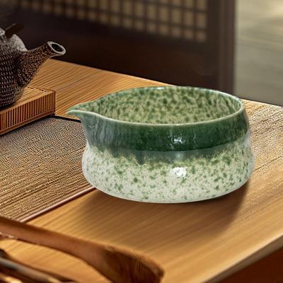 Keramik Matcha Schale Japanischer Stil Matcha Schale Künstlerische Keramik Teezeremonie Schale Geschirr Einzigartiges Geschenk mit Ausgießnase