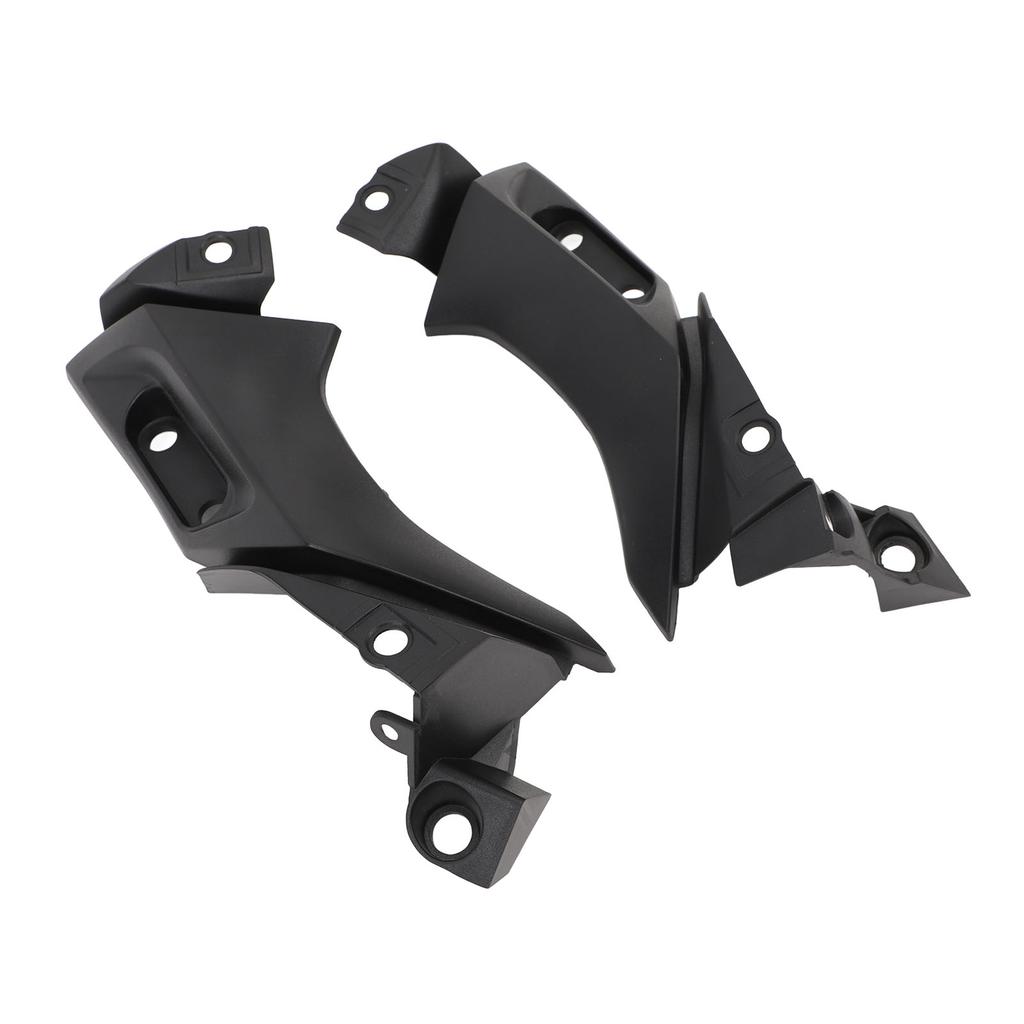 2 STÜCKE Motorrad Seitenrahmen Mittelabdeckung Robuste Konstruktion Genaue Passform Schwarz ABS für YZF?R1 2004 bis