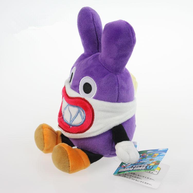 Super Mario Bros U Thief Nabbit Rabbit Plush Stuffed Doll Toy 19cm Versatile And Adorable Xmas Gift