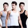 Mens Cotton Sleeveless Tank Top Solid Muscle Vest Undershirts O-neck Gymclothing Tees Fitness Vest