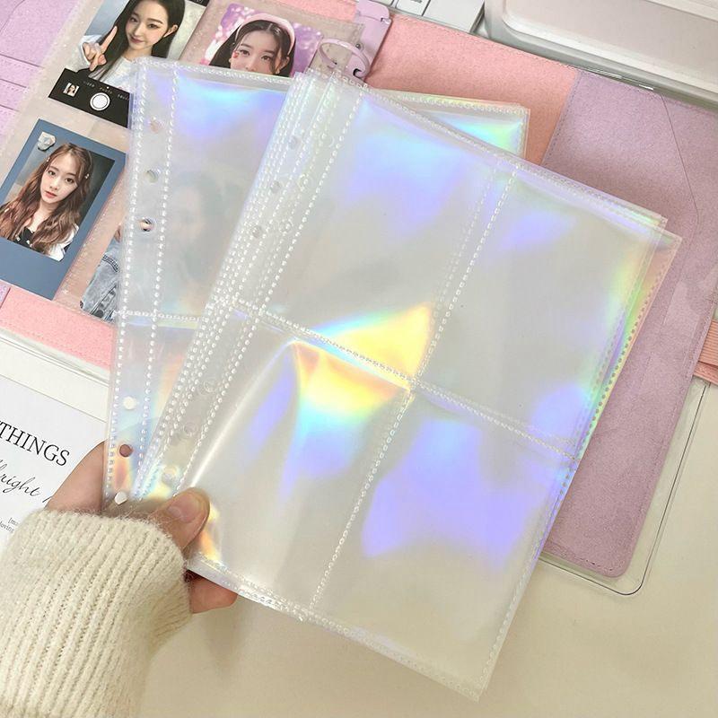 Binder Photocards Holder Binder Photocard Sleeve Background Paper Kpop Photo Album Binder Page Binder Photo Sleeve