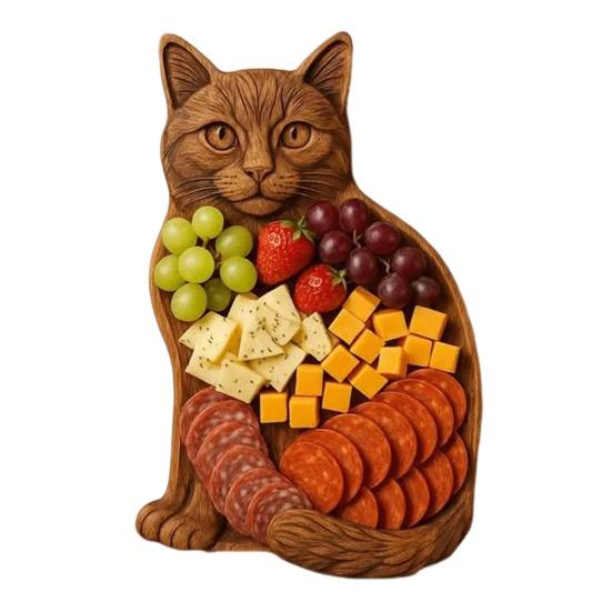 Yousheng Plastic Serving Tray Ocean Themed Cheese Bread Board Fruits Nuts Wood Display Board Beachfront Dinner Party Platter
