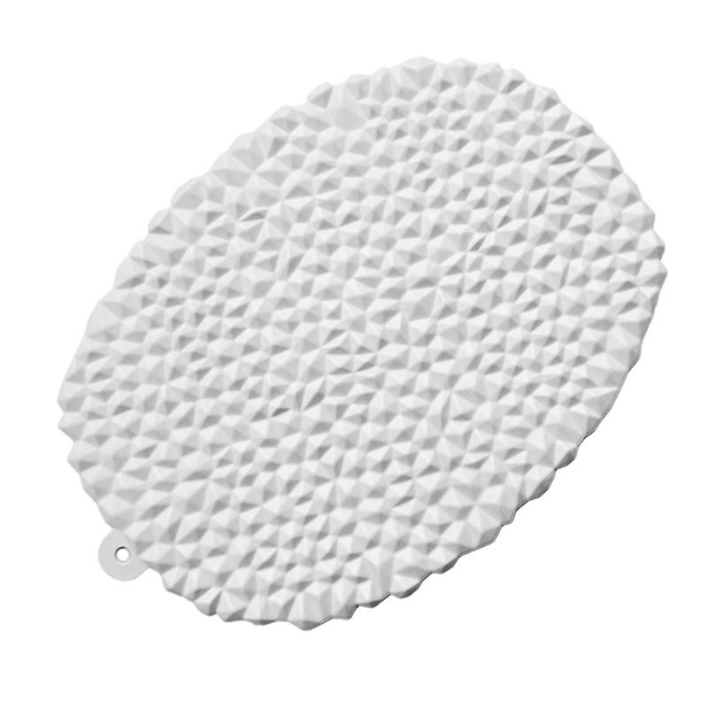 

Reusable Reflexology Foot Pad High Elasticity Foot Massage Mat Easy to Clean Werproofie белый