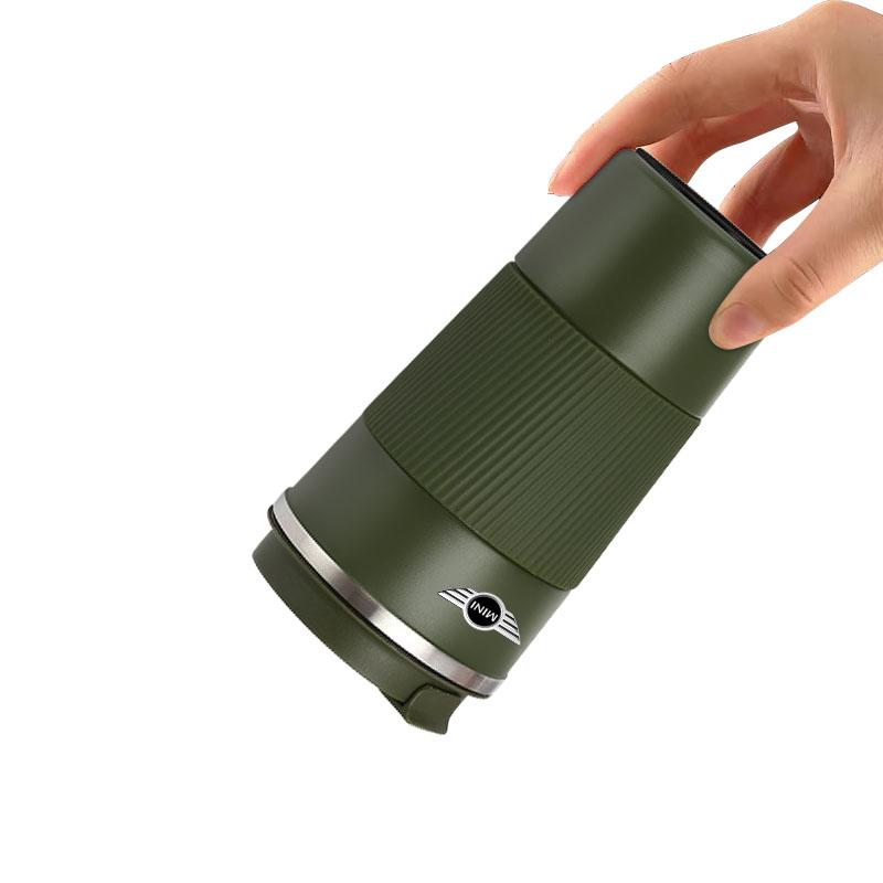 1Pc Stainless Steel Coffee Thermos Mug Car Vacuum Flask Travel Thermal Cup For MINI F54 F55 F56 R56 R60 SONE Roadster Clubman Coupe