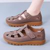Women's Sandals Summer Essentials Mary Jane Black Beach Flat Shoes Casual Soft Roman Sandals for Girl Plus Size