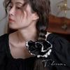 1pc Lace Lace Large Intestine Hair Loop Tied with Ponytail Temperament Headband Retro Meatball Hair Rope Hair Accessory