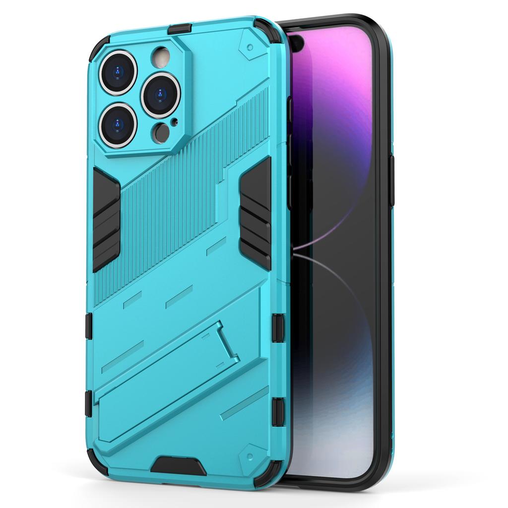 Kickstand Phone Case for iPhone 15 Pro Max,Drop Protection Phone Cover PC+TPU Back Shell
