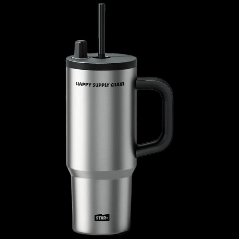 Shidajia Shiguang 710ml 316SS Handle Tumbler with Straw