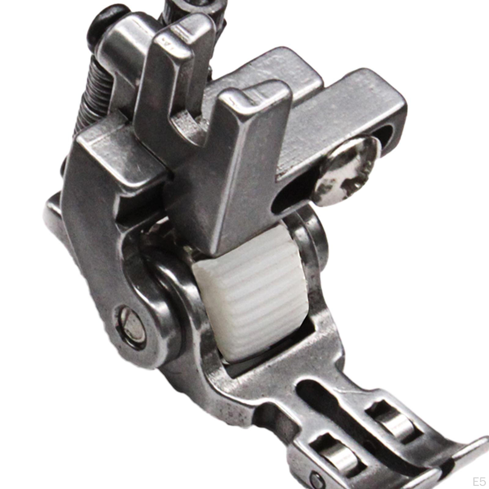 Pied-de-Biche à Coudre, Rouleau De 1,6×1,2 Po En Caoutchouc RéSistant Au Pied-de-Biche Petit Lit Plat LéGer PièCe De Machine à Coudre Pour La Plupart Des Machines à Coudre Industrielles (1Pcs