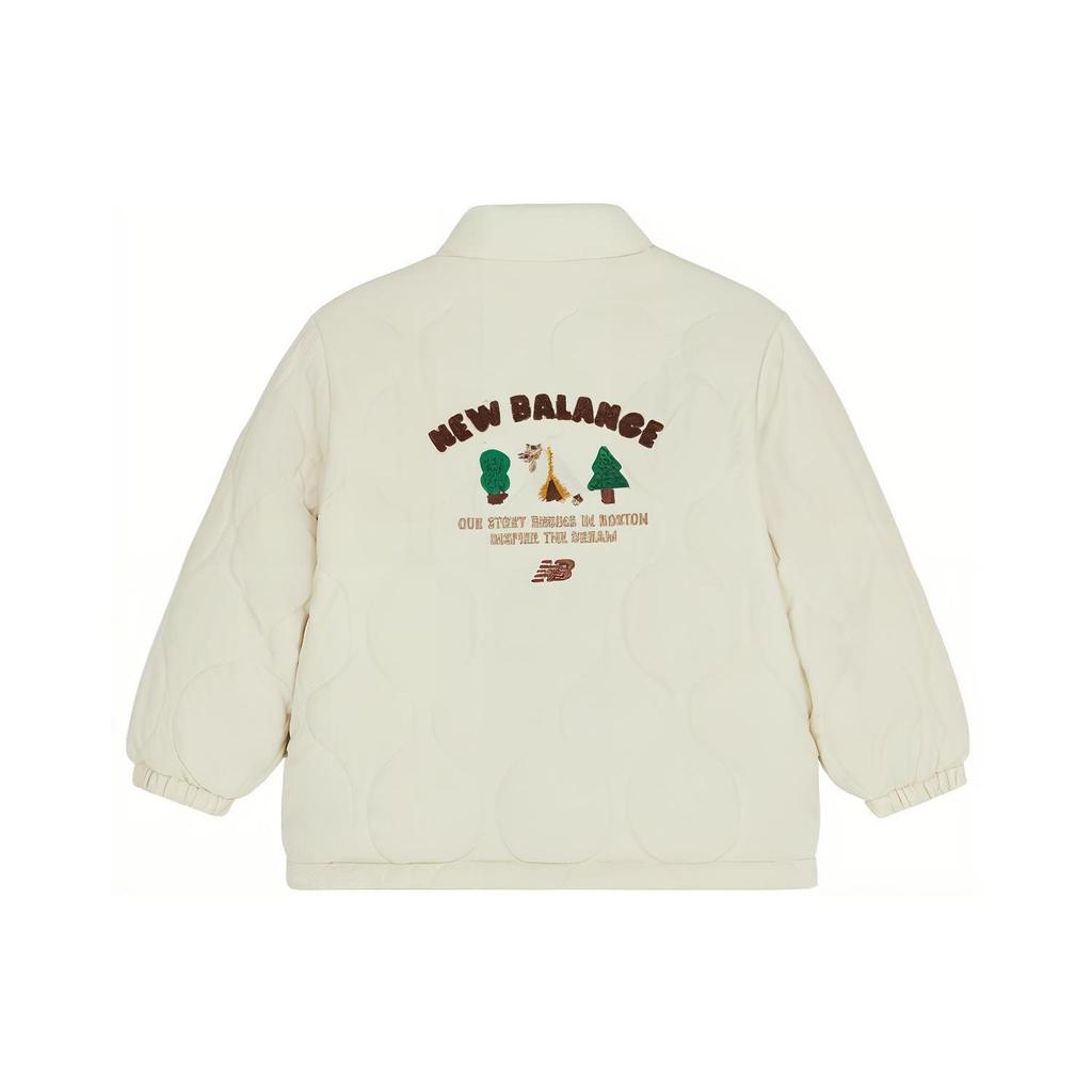 New Balance Padded Jacket White Kids' 4DD36043-BEI