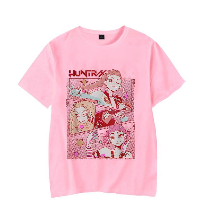 Anime Mode KPop Dämonenjäger Sommer Tops Rumi T-Shirt für Männer Frauen Perfektes Geschenk für Fans Neue koreanische Ulzzang T-Shirts