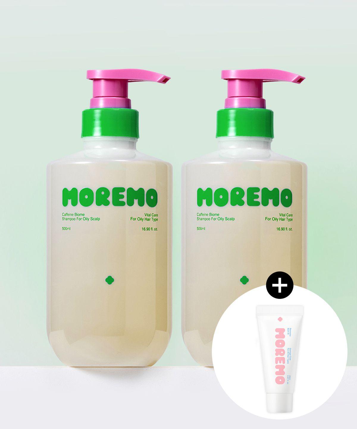 Caffeine Biome Shampoo for Oily Hair 500ml Duo Set