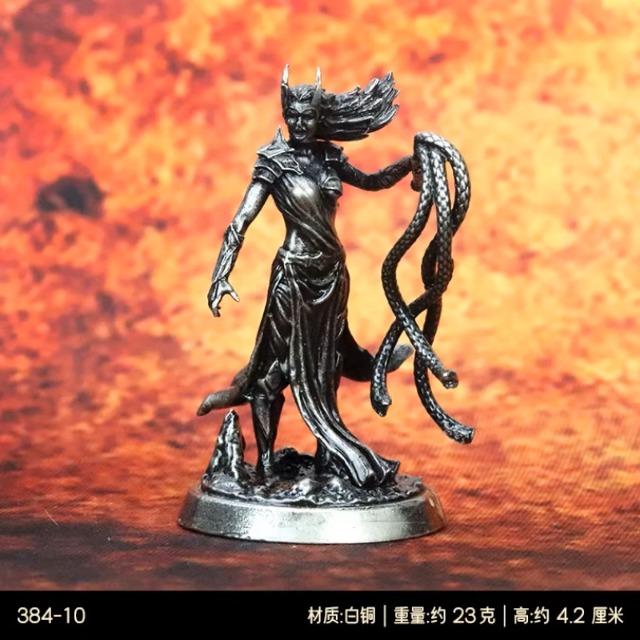 Fantasy RPG Metal Miniatures Holy Light Heroes Vs Shadow Undead Paintable Tabletop Game Figures War Chess Model Tabletop Game