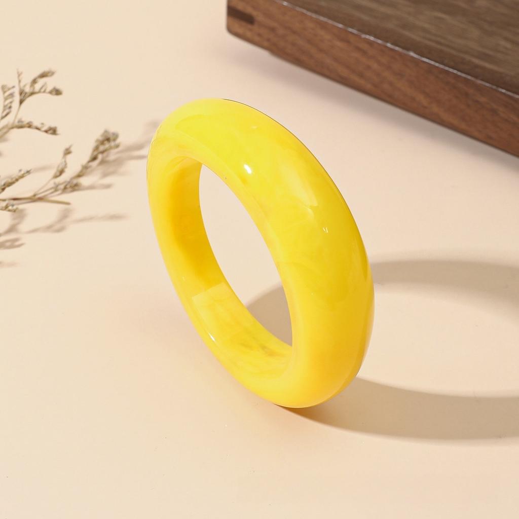 New Trend Acrylic Irregular Geometric Exaggerated Chunky Bangles for Women Resin Colorful Statement Charm Bracelet Jewelry Gifts
