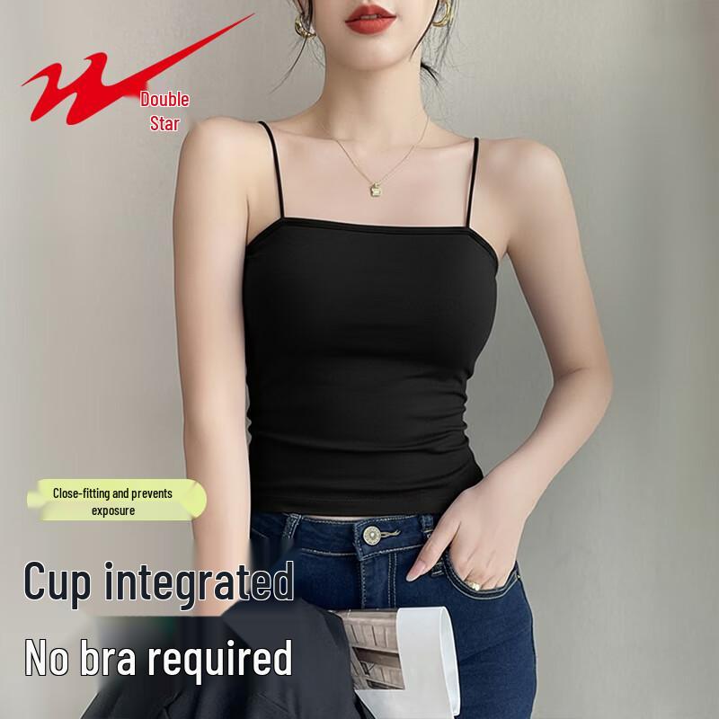 Женский топ-камисоль со встроенным бюстгальтером L
