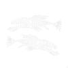2 Pieces Fish Stickers Decals Auto Gift Creative Simple Installation Car for Driving