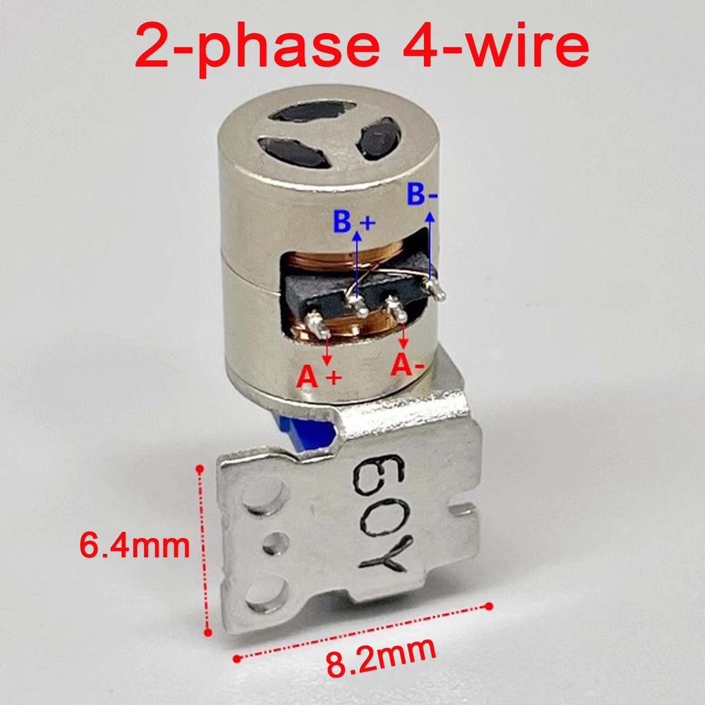 2-phase 4-wire 6.5mm Micro Stepper Motor Lead Screw/Slide Camera Focus Mini Motor