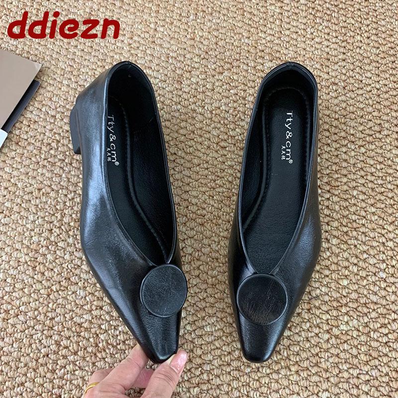 Mode Neu Eingetroffen 2025 Frühling Sommer Damen Ballerinas Mit Schuhen Spitzschuh Schuhwerk Mode Flache Damenballerinas Slipper Damenschuhe