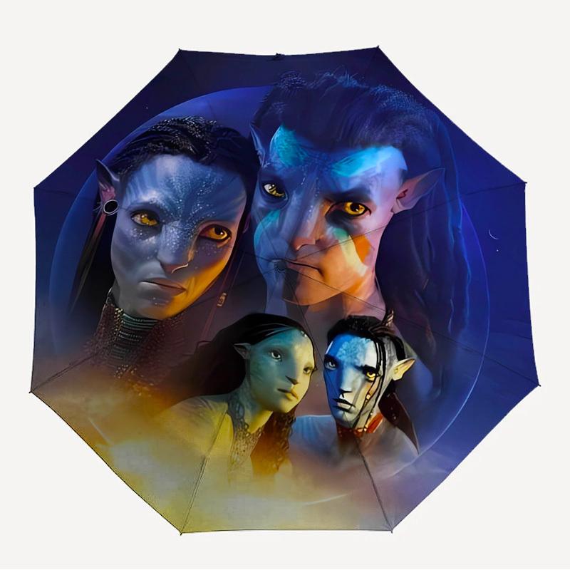 

1pc Avatar, Na vi Themed High-quality Umbrella,Automatic Opening and Closing Umbrella,Multi-functional Umbrella G0811122
