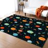 Universe Planet Home Carpet Anti-Slip Washable Large Carpet for Bedroom Living Room Decorative Table Mat
