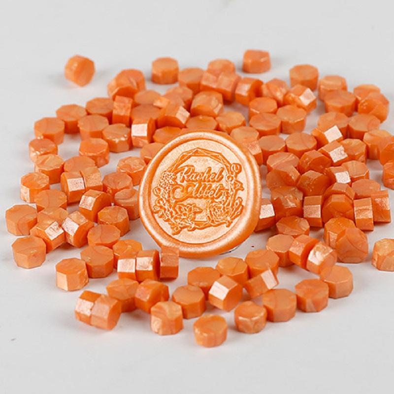 100 Pcs Wax Seal Beads Retro Vintage Wax Seal for Stamps Wax Print Beads Sealing Wedding Birthday Wax Lacquer for Seals HCL001