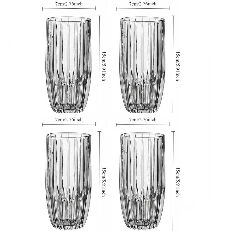 80/285/340ml Party Luxus Weingläser Kreativ Geschnitzte Whiskey Cocktailgläser Exquisite Transparente Glasbecher Bar Zubehör