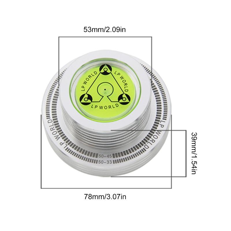 Precise Crafted Metal Record Weight Enhances Playback Stability and Vibration Reduction Vibration Damping