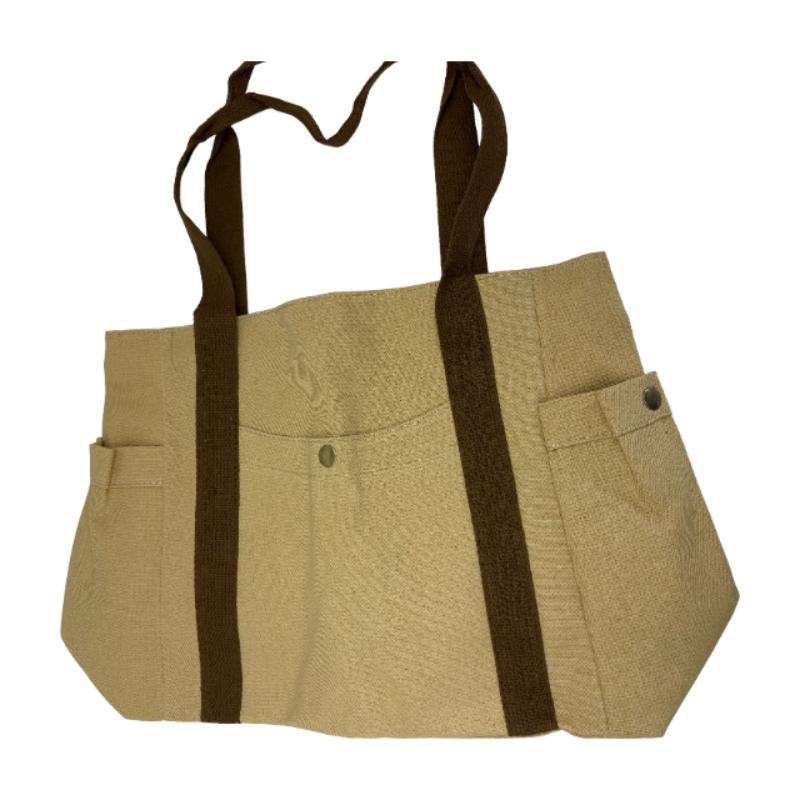Sacs fourre-tout en toile de grande capacité pour le travail, sac de transport de transport, tenue d'étudiant de Style collégial, sac à bandoulière pour livre Bolsos Para Mujer