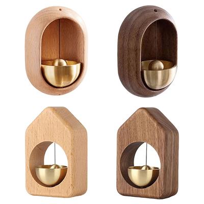 Magnetic Wood Doorbell Chime Hanging Japanese Style Doorbells Decorative Loud Door Bell Home Decorations