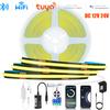 8MM COB LED Streifenlicht mit Tuya WiFi/Bluetooth/Stecker 12V 24V Schwarzes PCB Flexibles LED Band 320 LEDs Hohe Dichte Lineares Licht