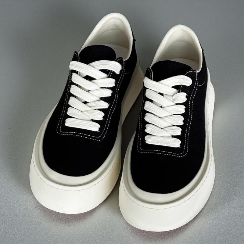 Zapatillas deportivas casuales zapatos de suela gruesa zapatos de hombre zapatos de tela de alta calidad