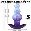 Wide Head Anal Plug Ergonomic Silicone Backdoor Training Tool Daily Private Use