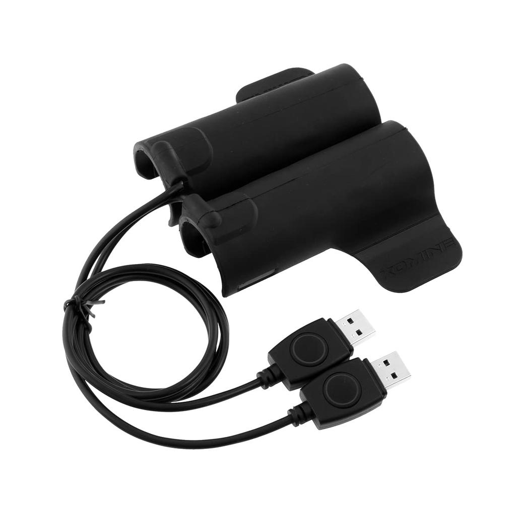 Komine Ergonomische USB Griffheizung für EK-313 Slip-On Motorräder, Schwarz/Frei