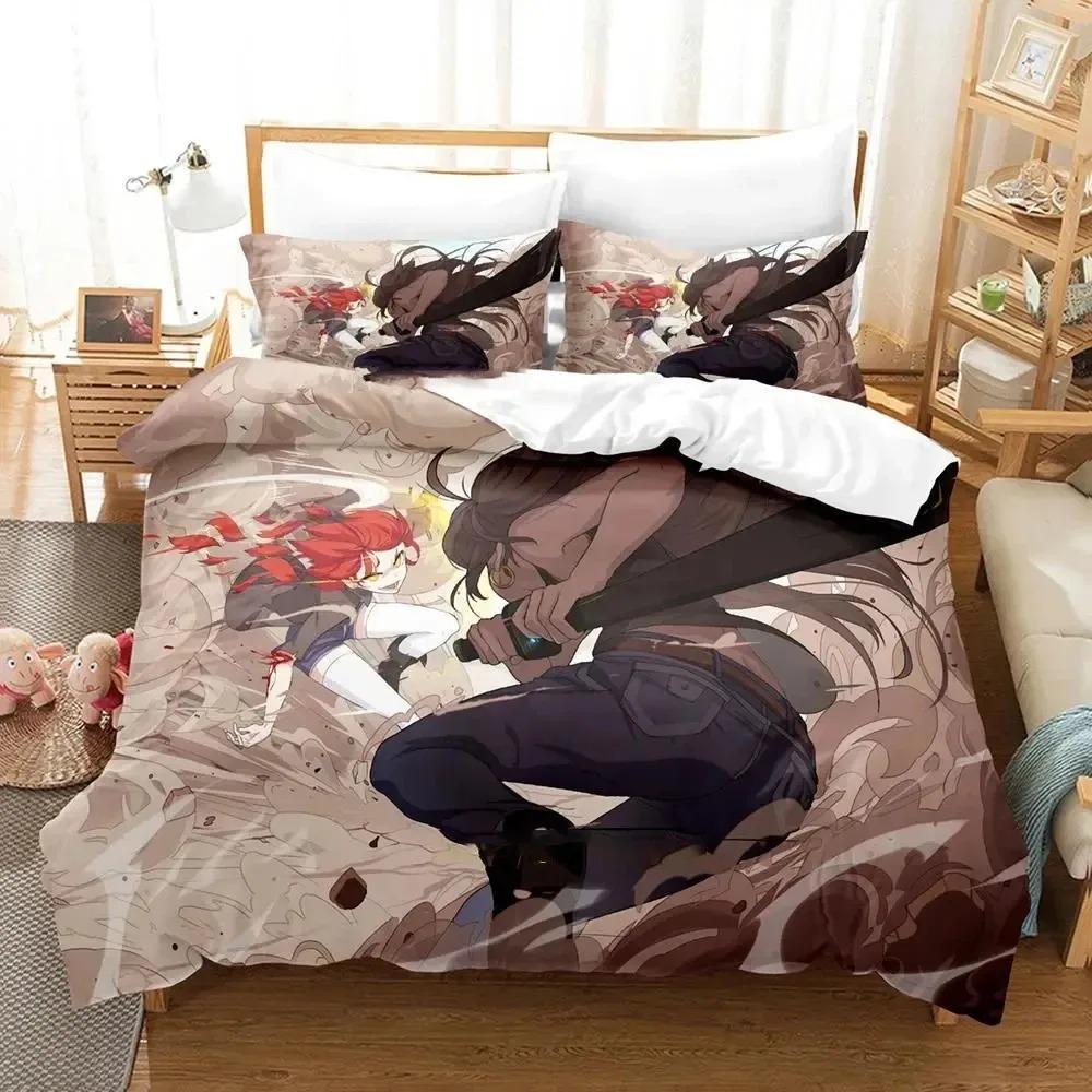 Anime Pixiv Fantasia Bedding Set Boys Girls Twin Queen Size Duvet Cover Pillowcase Bed Boys Adult Fashion Home Textileextile