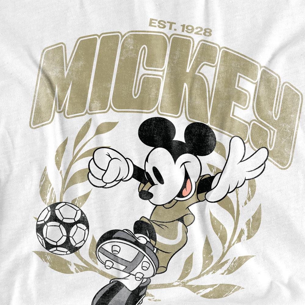 Disney Unisex Adult Mickey Mouse Laurel Football Long-Sleeved T-Shirt