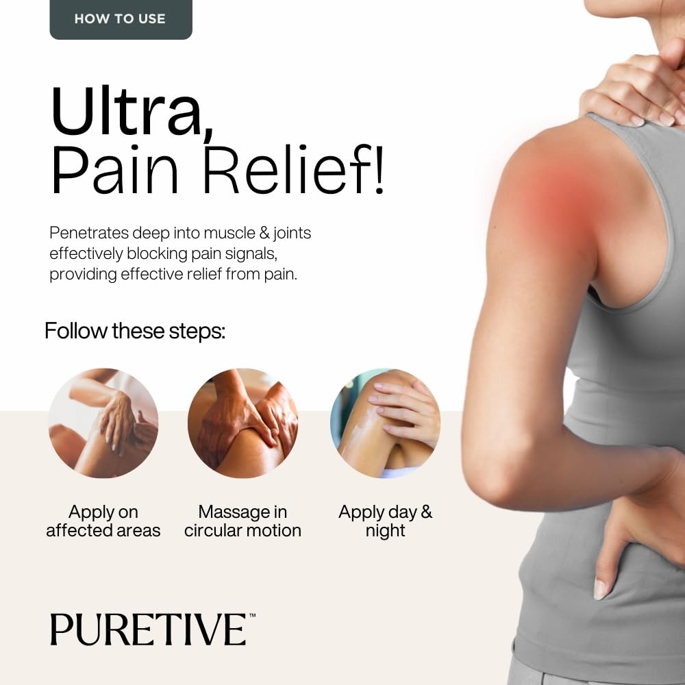 Ultra Relief Ortho Oil for Joint Pain, Sciatica & Frozen Shoulder – Natural Heating Massage Oil for Winter | 100 ML